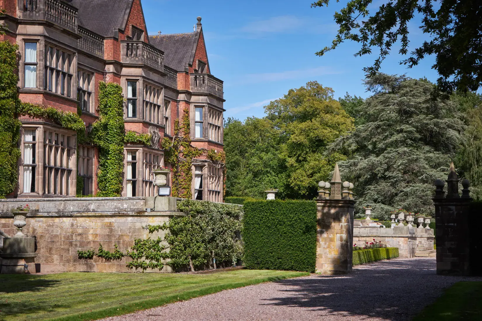 Exterior of Hoar Cross Hall